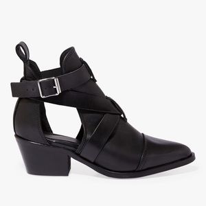 All Saints Black Ankle Boots